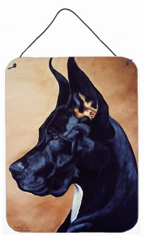 Black Great Dane Wall or Door Hanging Prints - Black