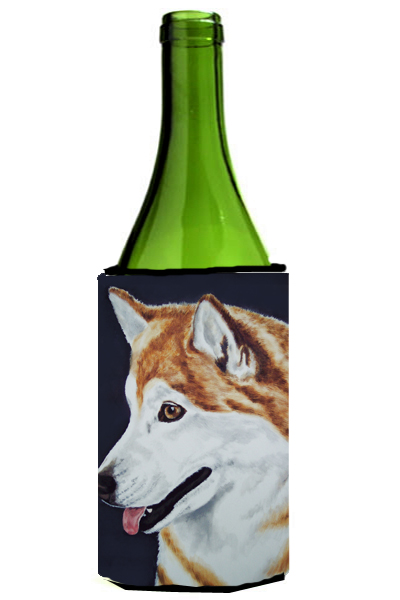 Picture of Carolines Treasures AMB1043LITERK Siberian Husky Wine Bottle Can cooler Hugger