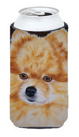 Pomeranian Tall Boy Can cooler Hugger