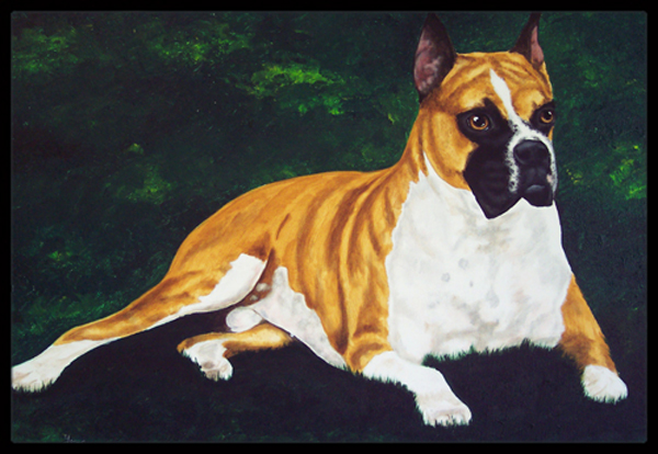 Dempsey Boxer Indoor or Outdoor Mat- 18 x 27