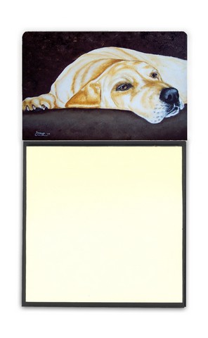 Naptime Yellow Labrador Sticky Note Holder