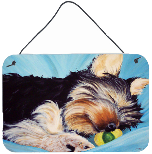 Naptime Yorkie Yorkshire Terrier Wall or Door Hanging Prints