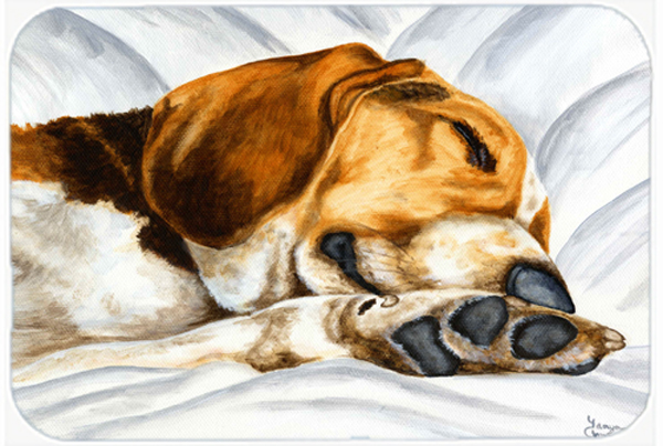 Picture of Carolines Treasures AMB1076LCB Beagle Bliss Glass Large Cutting Board