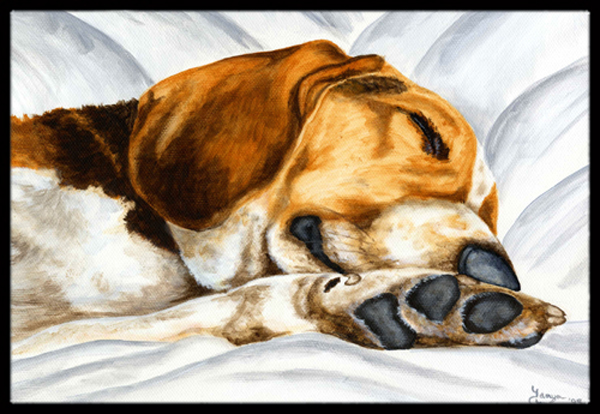 Beagle Bliss Indoor or Outdoor Mat