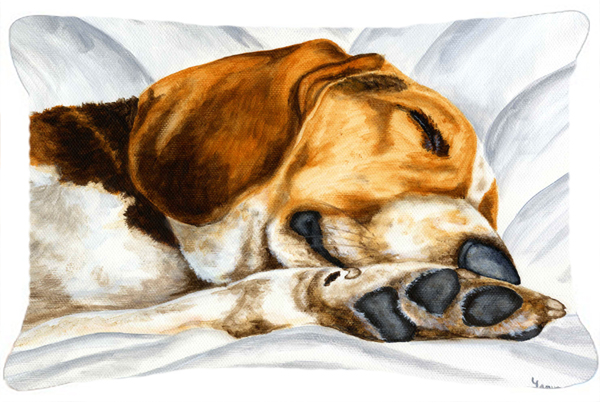 Beagle Bliss Fabric Decorative Pillow