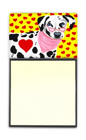Hearts & Dalmatian Sticky Note Holder