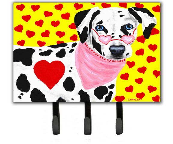 Hearts & Dalmatian Leash or Key Holder