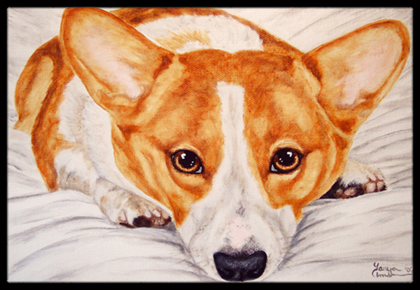 Fiona Corgi Indoor or Outdoor Mat - 18 x 27