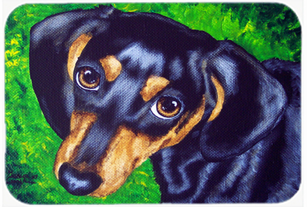 Picture of Carolines Treasures AMB1173LCB Tootsie Dachshund Glass Large Cutting Board