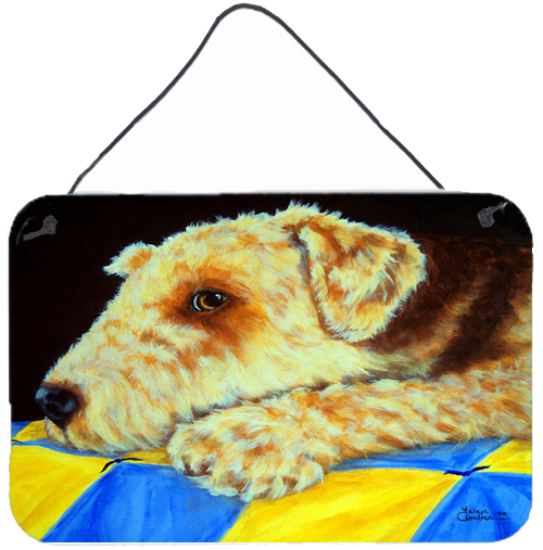 Airedale Terrier Mommas Quilt Wall or Door Hanging Prints