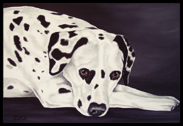 Dal Dalmatian Indoor or Outdoor Mat - 18 x 27