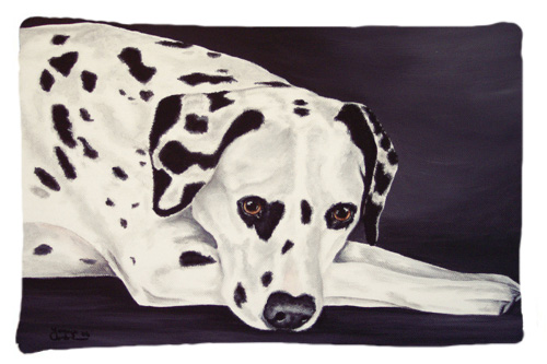Dal Dalmatian Fabric Standard Pillowcase