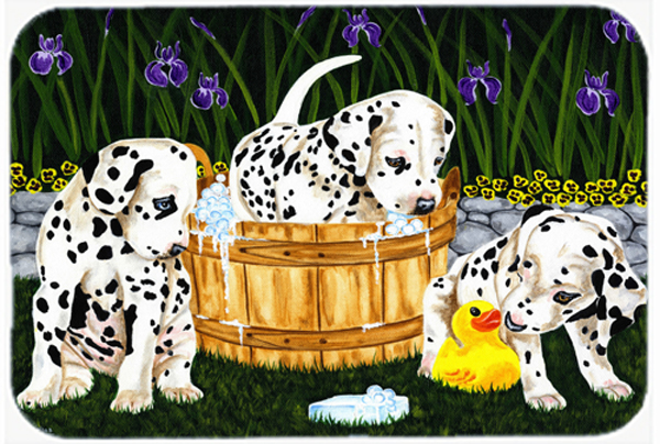 Pass the Soap Dalmatian Mouse Pad, Hot Pad or Trivet