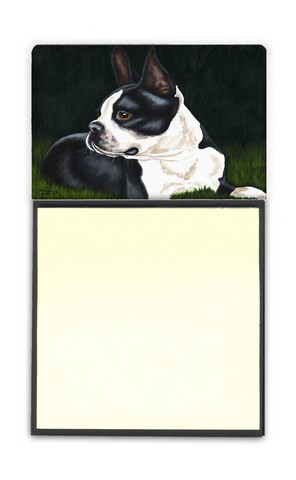 Boston Terrier Beauty Sticky Note Holder