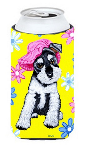 Spring Cutie Schnauzer Tall Boy Can cooler Hugger