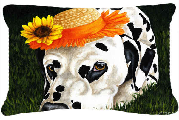 My Sun Spot Dalmatian Fabric Decorative Pillow