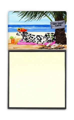 Hot Spot Cove Beach Dalmatian Sticky Note Holder