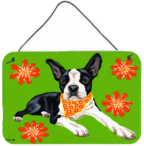 Cosmo Cutie Boston Terrier Wall or Door Hanging Prints