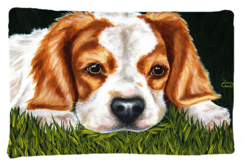Cavalier Spaniel in the Grass Fabric Standard Pillowcase