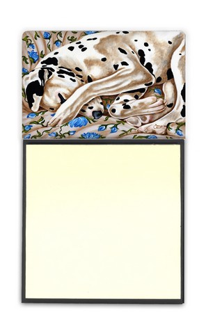 Bed of Roses Dalmatian Sticky Note Holder