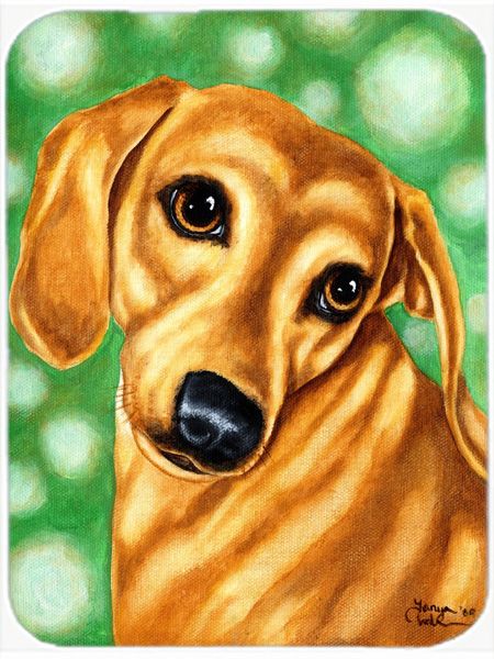 Picture of Carolines Treasures AMB1414LCB The Eyes Have It Dachshund Glass Large Cutting Board