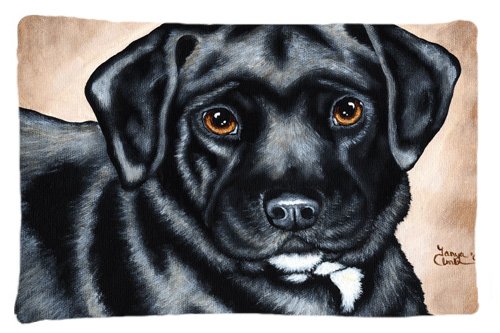 Black Bart the Labrador Fabric Standard Pillowcase