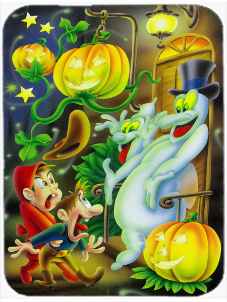 Picture of Carolines Treasures APH0933LCB Scary Ghosts & Halloween Trick or Treaters Glass Large Cutting Board