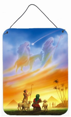 Shepherds Being Guided Christmas Wall or Door Hanging Prints