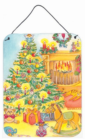 Toys Around the Christmas Tree Wall or Door Hanging Prints