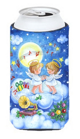 Angels Making Music Together Tall Boy Can cooler Hugger