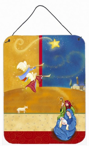 Contemporary Nativity Christmas Wall or Door Hanging Prints