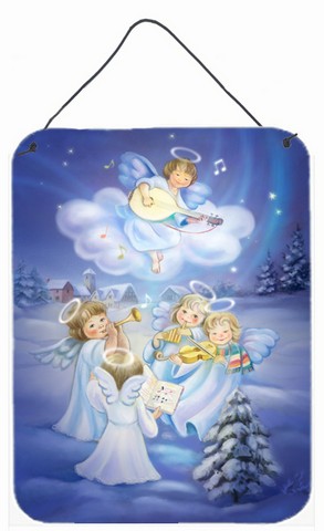 Angels Around the Tree Wall or Door Hanging Prints