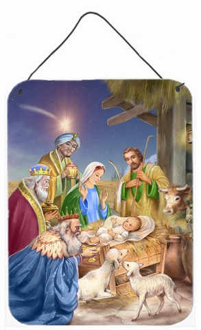 Christmas Nativity with Wise Men Wall or Door Hanging Prints