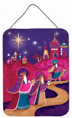 Christmas Wise Men in Purple Wall or Door Hanging Prints