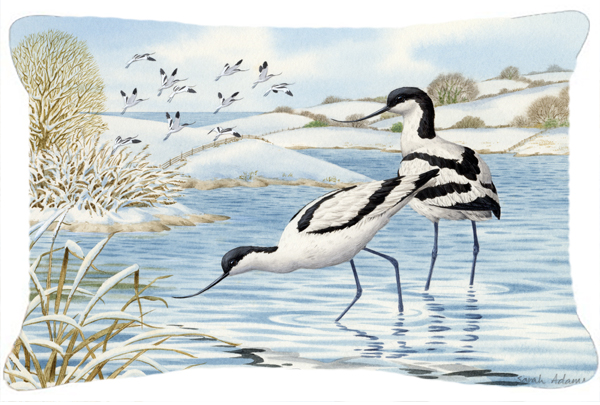 Avocet Fabric Decorative Pillow