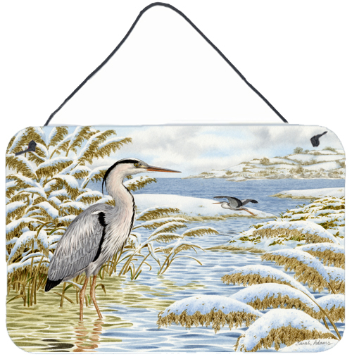 Blue Heron by the Water Wall or Door Hanging Prints
