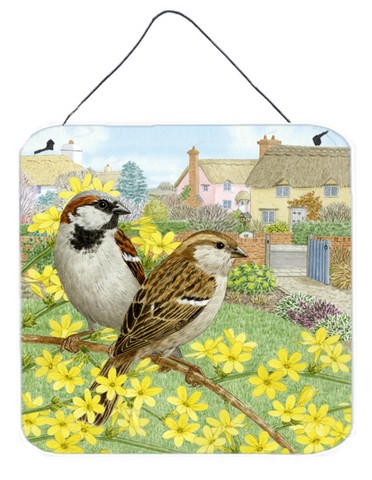 House Sparrows by Sarah Adams Wall or Door Hanging Prints