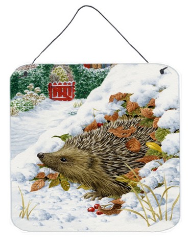 Hedgehog & Red Gate Cottage Wall or Door Hanging Prints