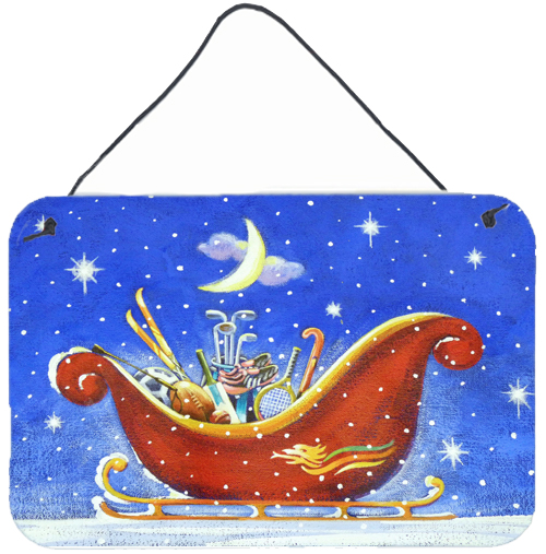 Christmas Santa's Sleigh by Roy Avis Wall or Door Hanging Prints