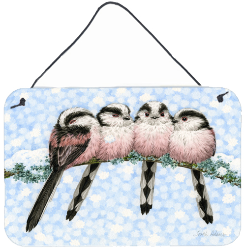 Roosting Long Tailed Tits Wall or Door Hanging Prints