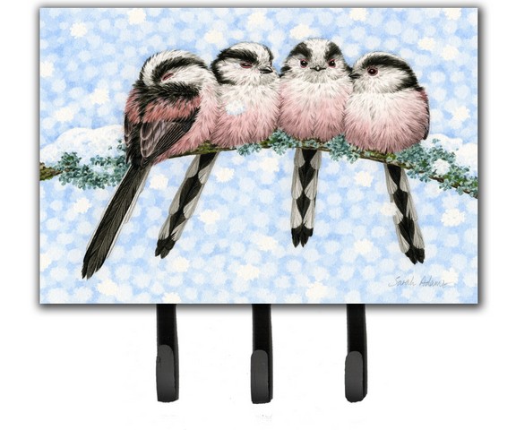 Roosting Long Tailed Tits Leash or Key Holder