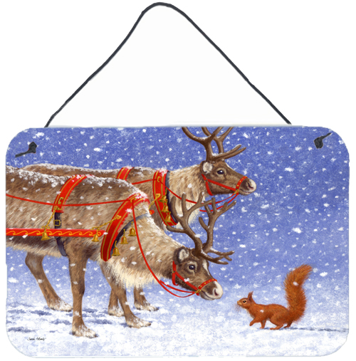 Reindeer & Squirrel Wall or Door Hanging Prints
