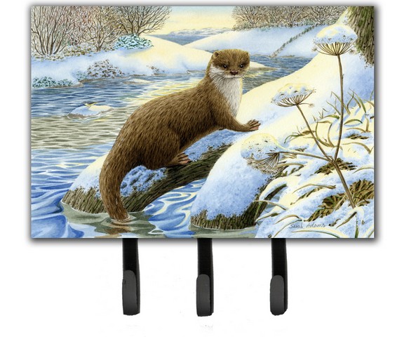 Winter Otter Leash or Key Holder