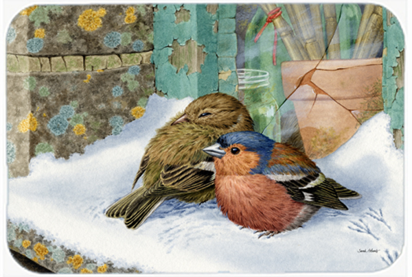 Picture of Carolines Treasures ASA2194LCB Chaffinches Glass Large Cutting Board