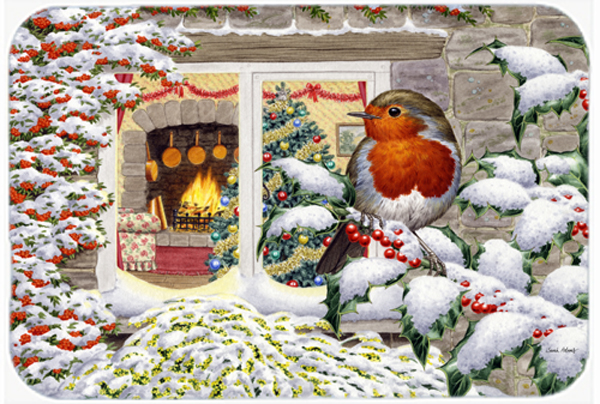 Picture of Carolines Treasures ASA2199LCB European Robin Glass Large Cutting Board