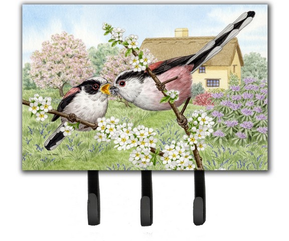 Long Tailed Tits Leash or Key Holder
