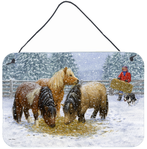 Shetland Ponies Wall or Door Hanging Prints