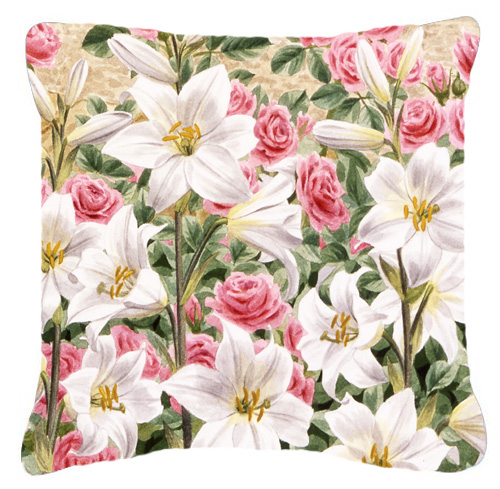 Lilies & Roses by Sarah Adams Canvas Decorative Pillow