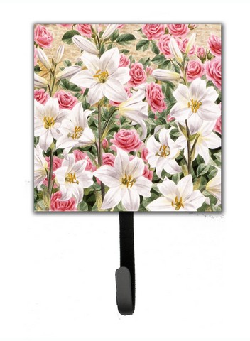 Lilies & Roses by Sarah Adams Leash or Key Holder