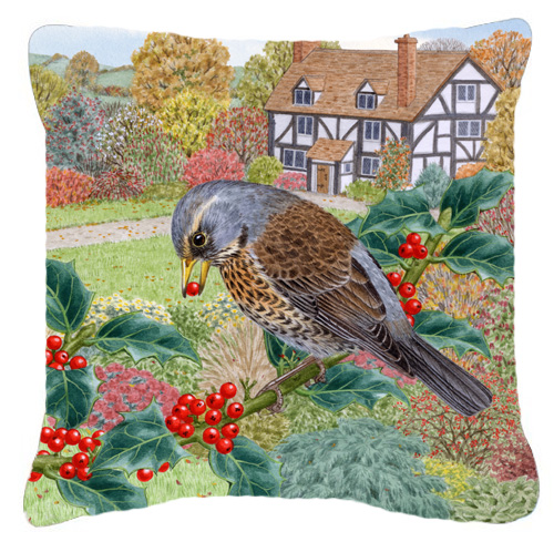 Fieldfare by Sarah Adams Canvas Decorative Pillow